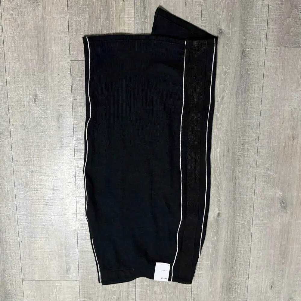 Nike Naomi Osaka High Waisted Ribbed Maxi Skirt Black IF2443 010 Women’s XS - Picture 9 of 13